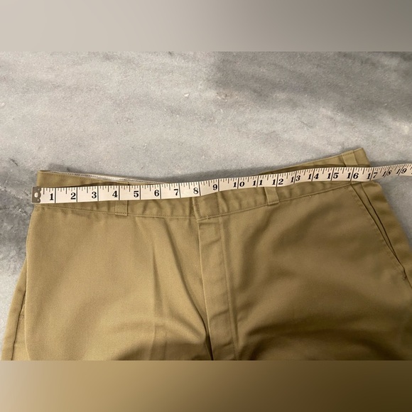 VTG 80s L.L. Bean Mens Khaki Tan Camp Hiking Shorts Flat Front Retro Size 36 - Picture 8 of 10